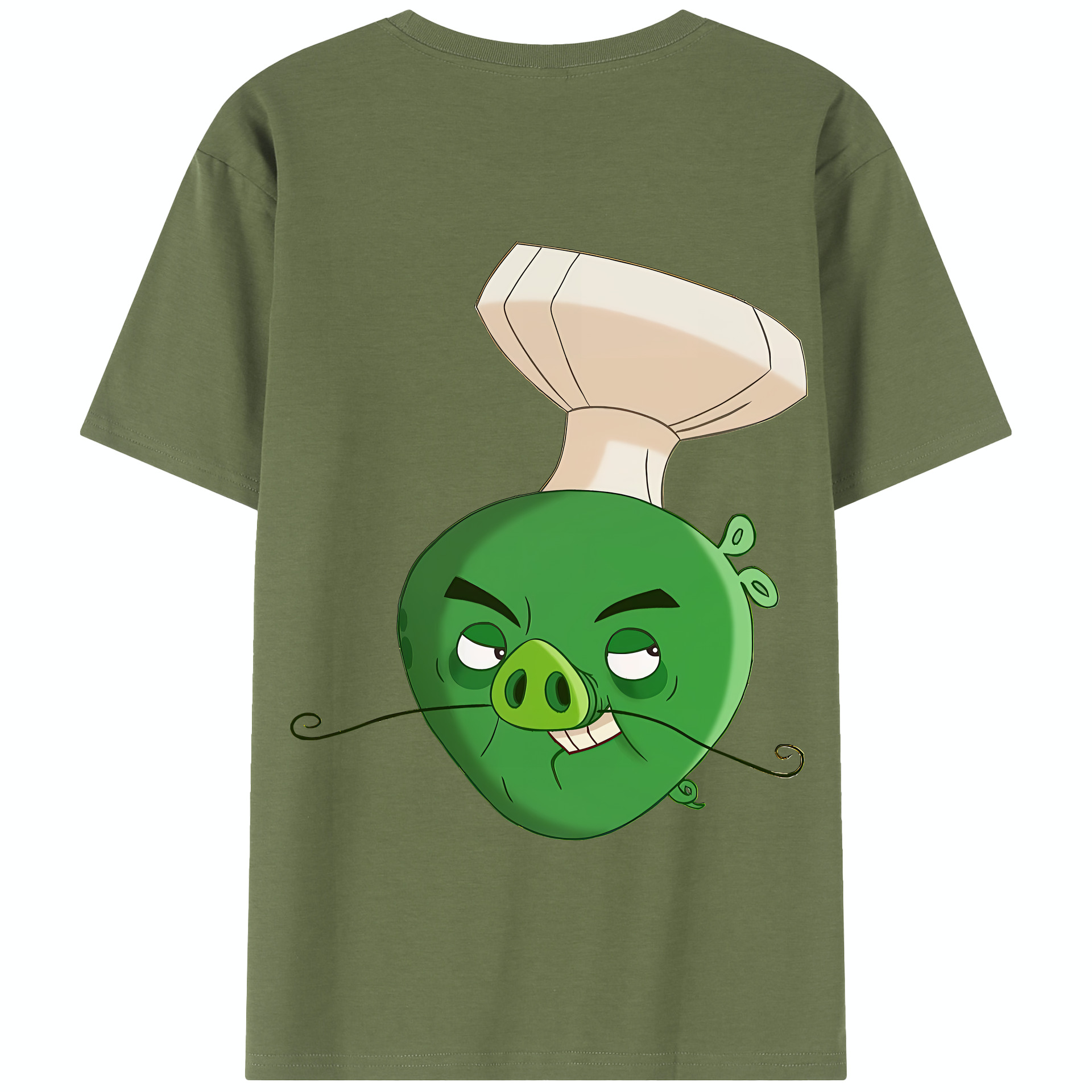 （画像用） Angry Birds アングリーバード 綿100％半袖Tシャツ（背面プリント）